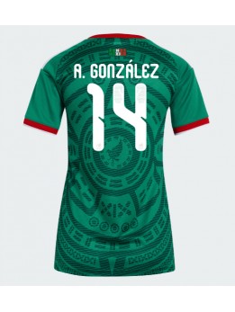 Ženski Nogometna dresi replika Mehika Armando Gonzalez #14 Domači SP 2026 Kratek rokav
